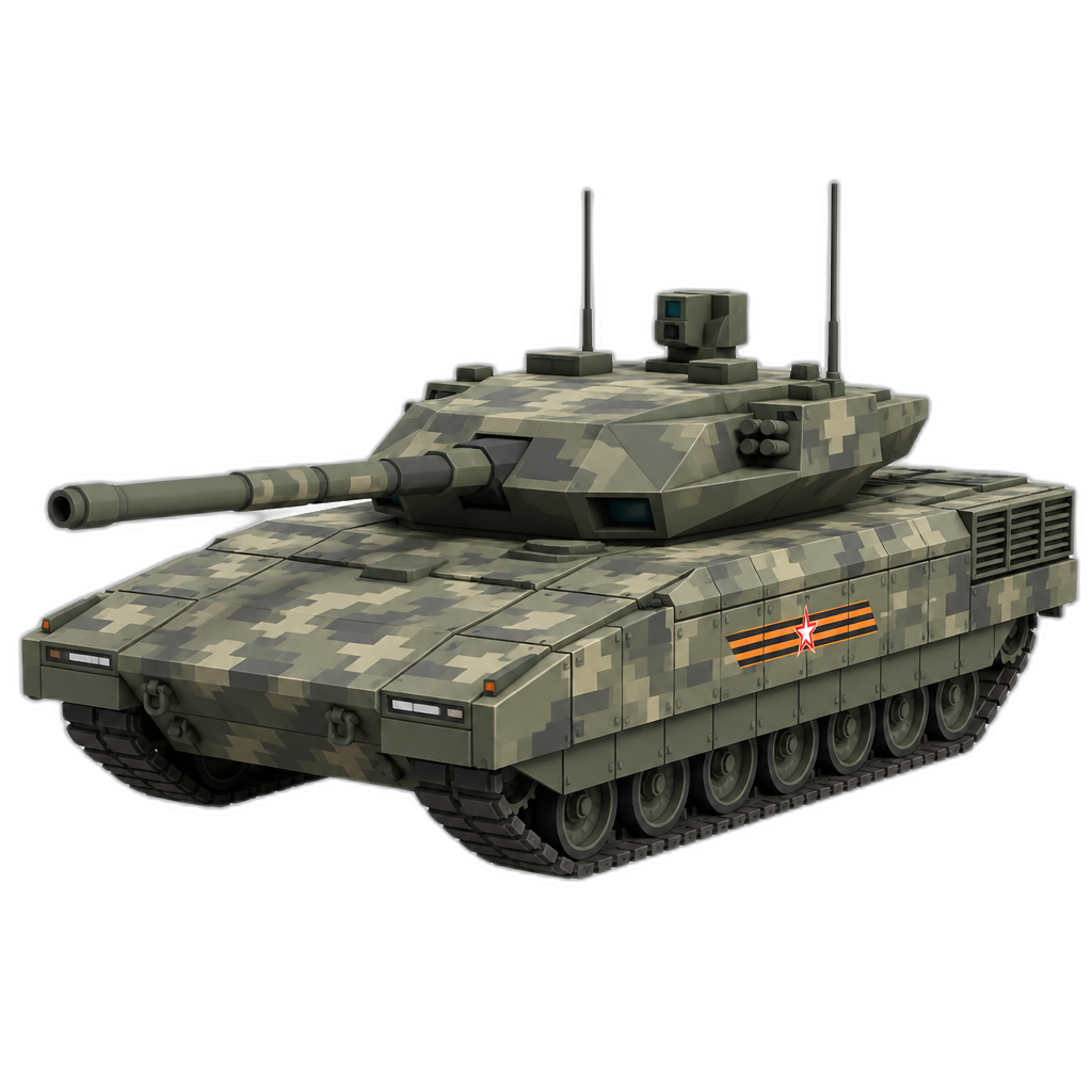 T-14 main battle tank render